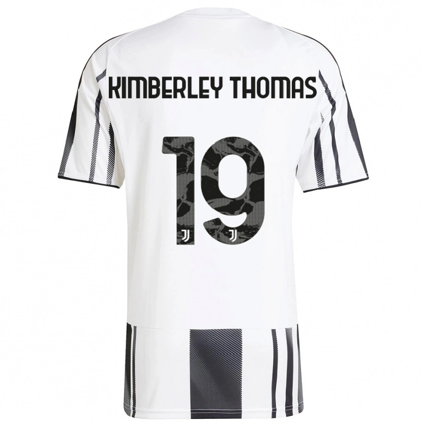 Danxen Kvinder Lindsey Kimberley Thomas #19 Hvid Sort Hjemmebane Spillertrøjer 2025/26 Trøje T-Shirt