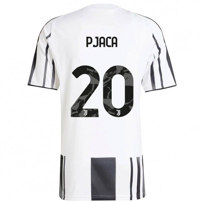 Danxen Kvinder Marko Pjaca #20 Hvid Sort Hjemmebane Spillertrøjer 2025/26 Trøje T-Shirt