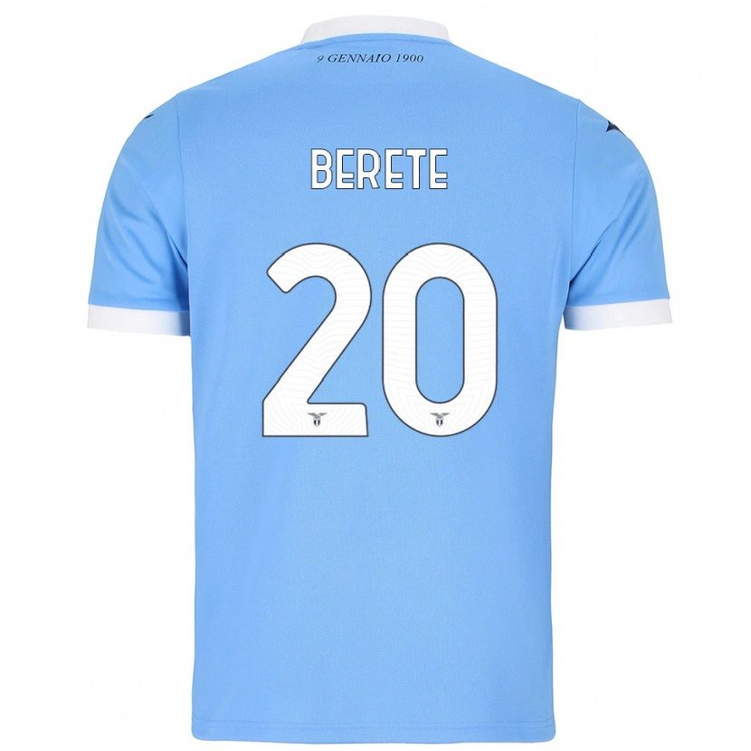 Danxen Kvinder Moustapha Berete #20 Lyseblå Hvid Hjemmebane Spillertrøjer 2025/26 Trøje T-Shirt