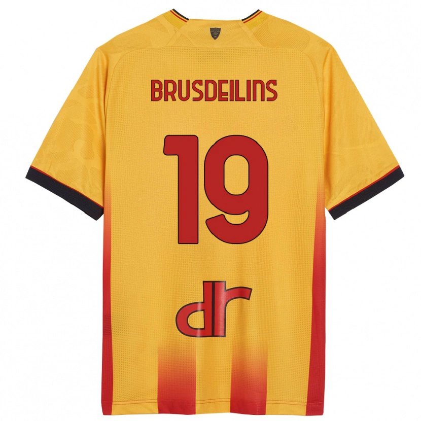 Danxen Kvinder Bilal Brusdeilins #19 Gul Orange Hjemmebane Spillertrøjer 2025/26 Trøje T-Shirt