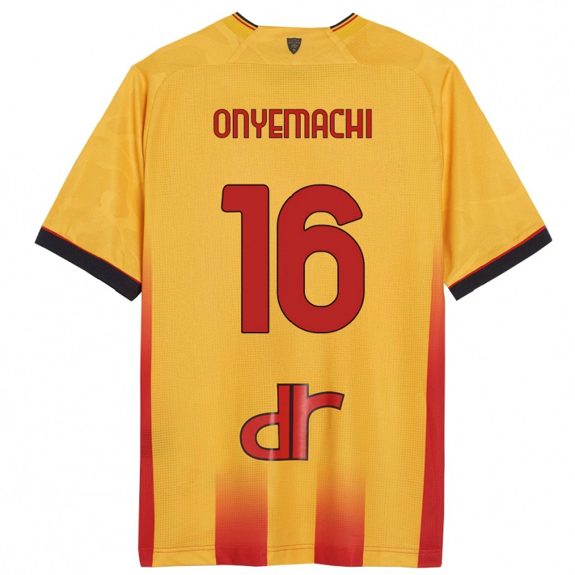 Danxen Kvinder Divine Onyemachi #16 Gul Orange Hjemmebane Spillertrøjer 2025/26 Trøje T-Shirt