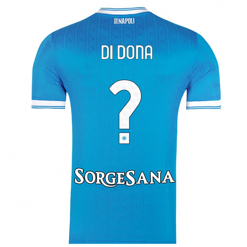 Danxen Kvinder Domenico Di Dona #0 Lyseblå Hvid Hjemmebane Spillertrøjer 2025/26 Trøje T-Shirt