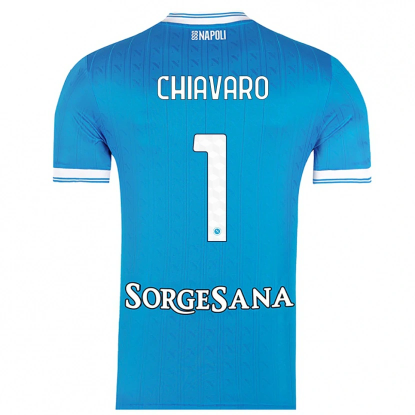 Danxen Kvinder Kelly Chiavaro #1 Lyseblå Hvid Hjemmebane Spillertrøjer 2025/26 Trøje T-Shirt