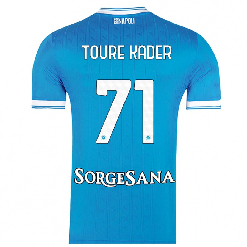 Danxen Kvinder Aziz Toure Kader #71 Lyseblå Hvid Hjemmebane Spillertrøjer 2025/26 Trøje T-Shirt