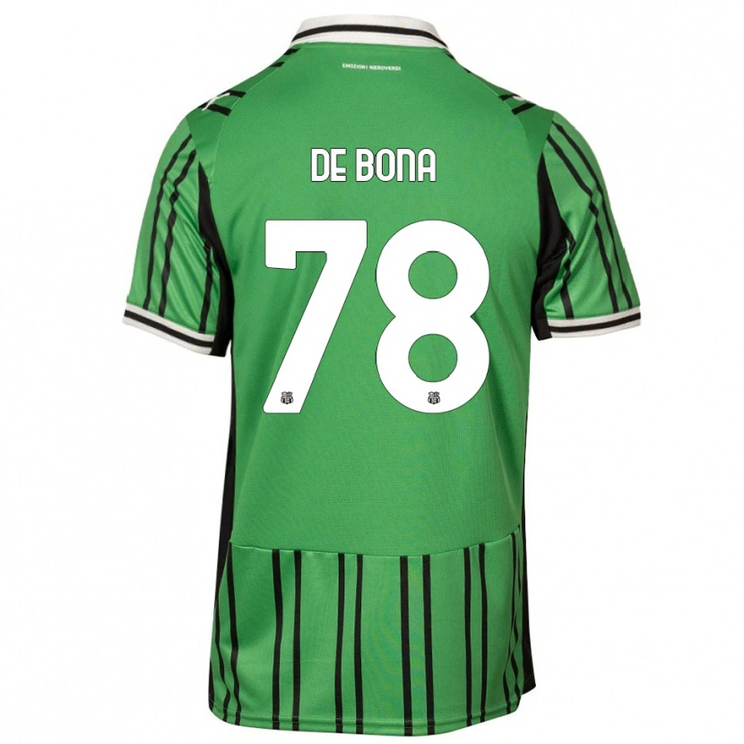 Danxen Kvinder Francesca De Bona #78 Grøn Sort Hjemmebane Spillertrøjer 2025/26 Trøje T-Shirt