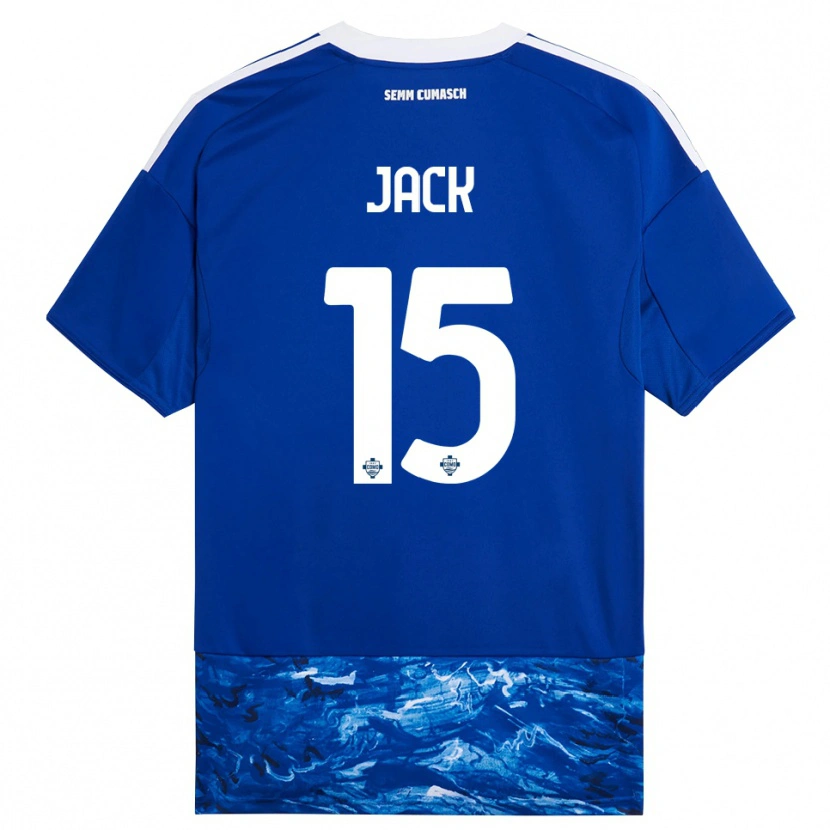 Danxen Kvinder Fellipe Jack #15 Blå Hvid Hjemmebane Spillertrøjer 2025/26 Trøje T-Shirt