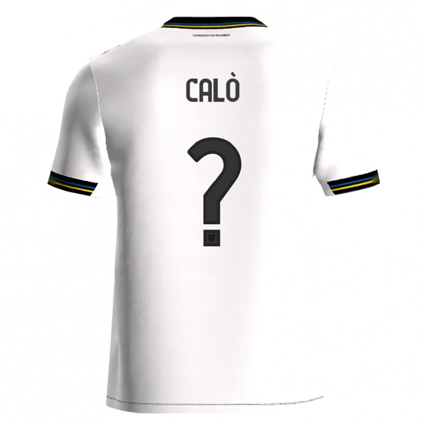 Danxen Kvinder Simone Calò #0 Hvid Sort Hjemmebane Spillertrøjer 2025/26 Trøje T-Shirt