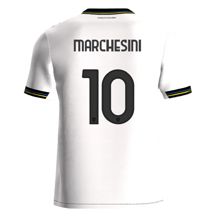 Danxen Kvinder Cosimo Marchesini #10 Hvid Sort Hjemmebane Spillertrøjer 2025/26 Trøje T-Shirt