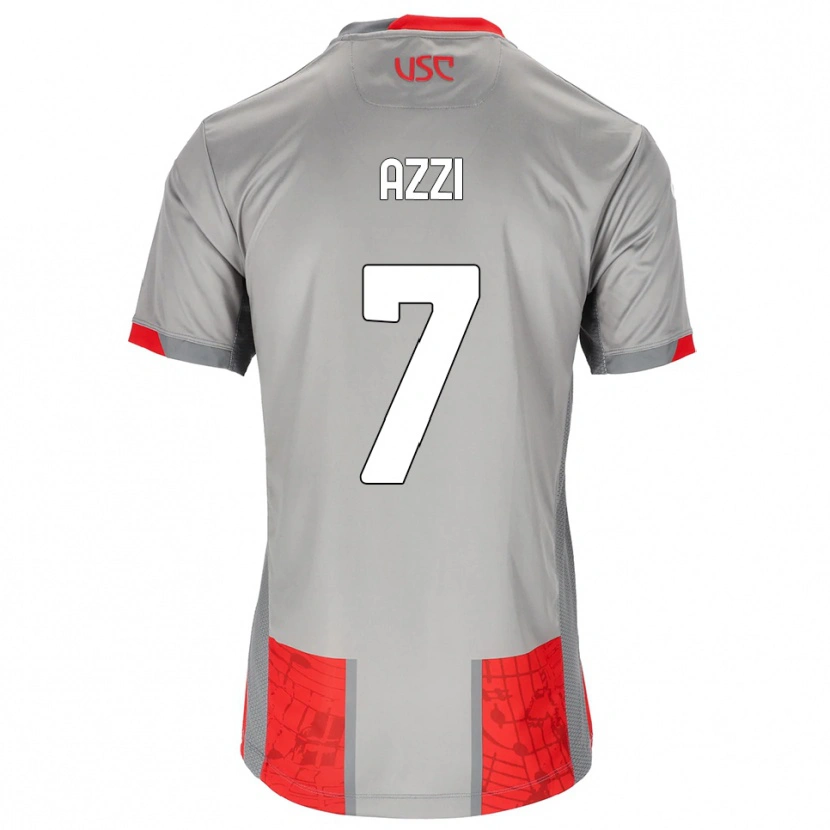Danxen Kvinder Paulo Azzi #7 Rød Grå Hjemmebane Spillertrøjer 2025/26 Trøje T-Shirt