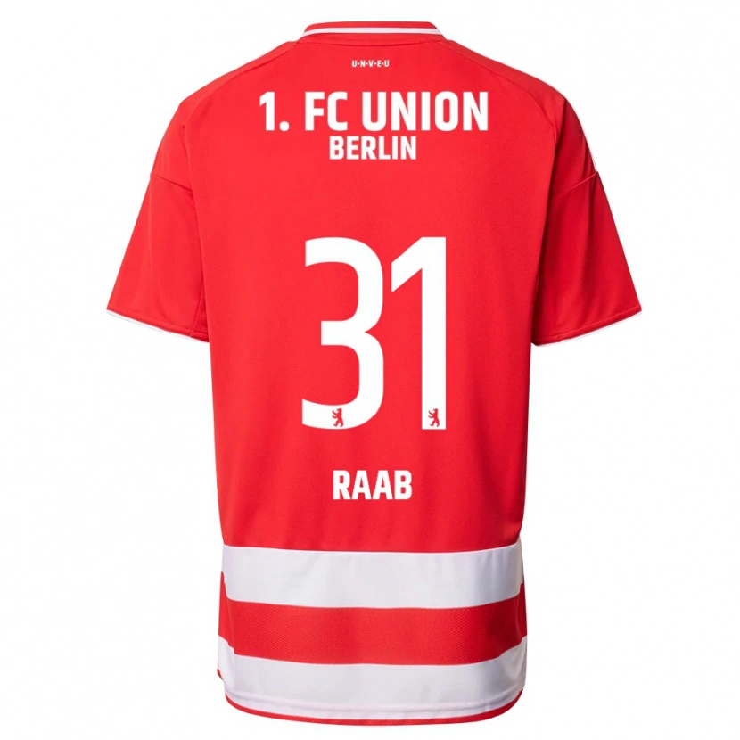 Danxen Kvinder Matheo Raab #31 Rød Hvid Hjemmebane Spillertrøjer 2025/26 Trøje T-Shirt