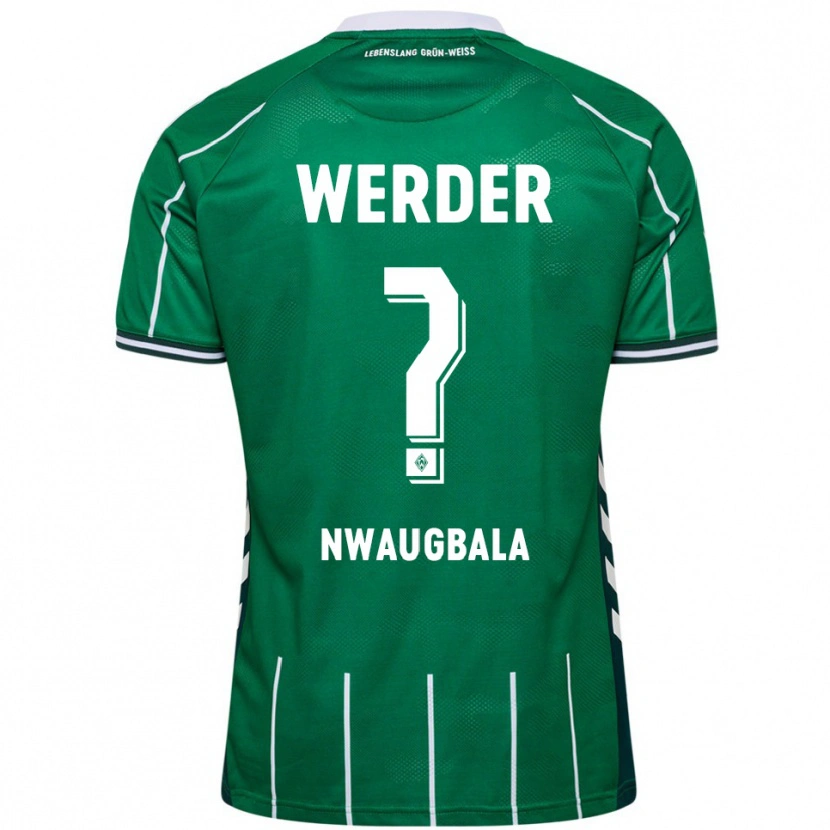 Danxen Kvinder Kevin Nwaugbala #0 Grøn Hvid Hjemmebane Spillertrøjer 2025/26 Trøje T-Shirt