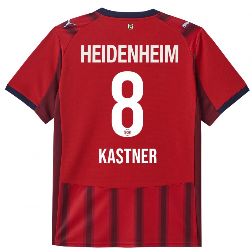 Danxen Kvinder Mara Kastner #8 Rød Navy Hjemmebane Spillertrøjer 2025/26 Trøje T-Shirt