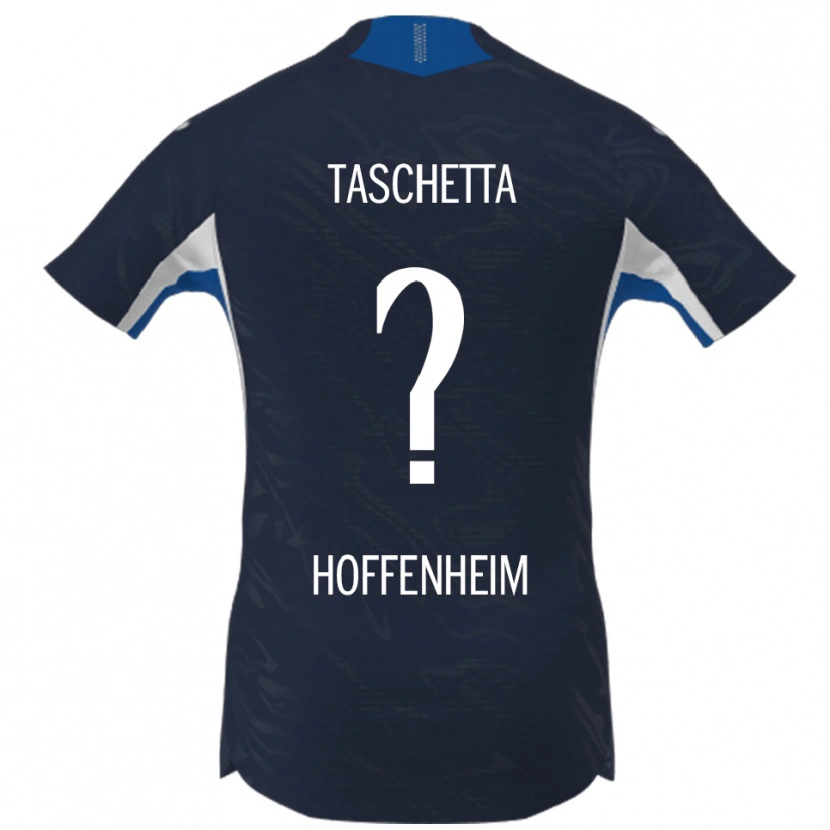 Danxen Kvinder Vincenzo Taschetta #0 Navy Hvid Hjemmebane Spillertrøjer 2025/26 Trøje T-Shirt