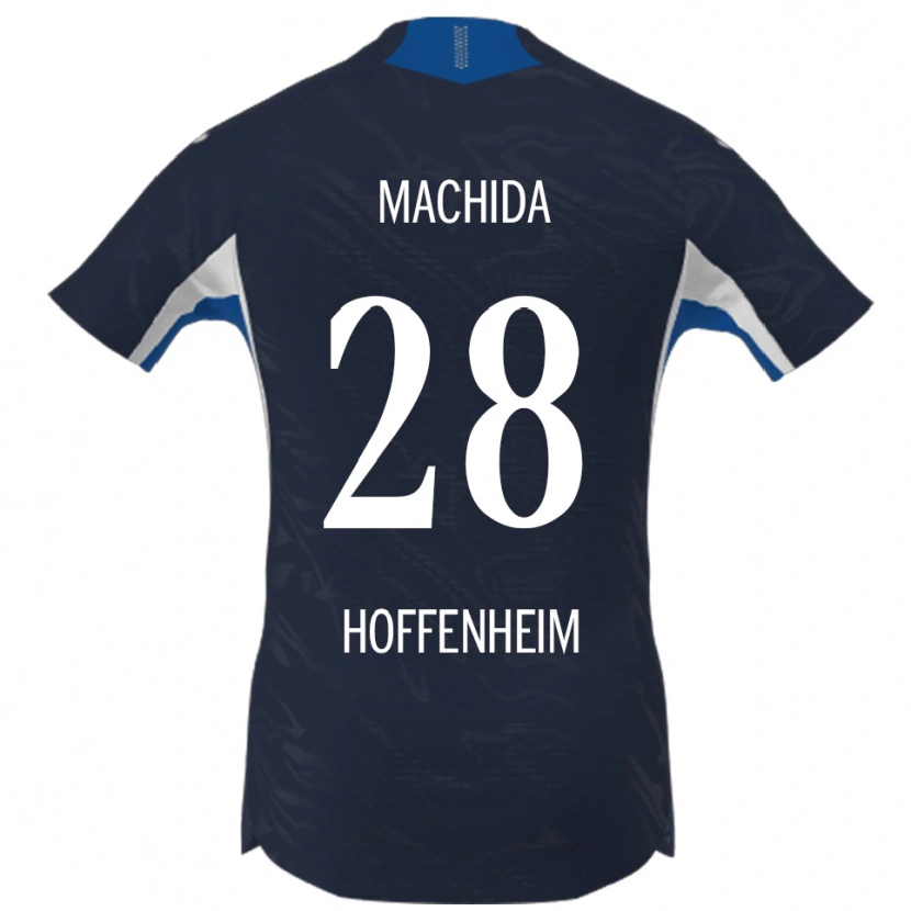 Danxen Kvinder Koki Machida #28 Navy Hvid Hjemmebane Spillertrøjer 2025/26 Trøje T-Shirt