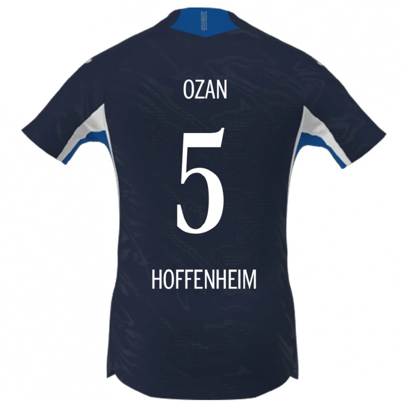 Danxen Kvinder Ozan Kabak #5 Navy Hvid Hjemmebane Spillertrøjer 2025/26 Trøje T-Shirt