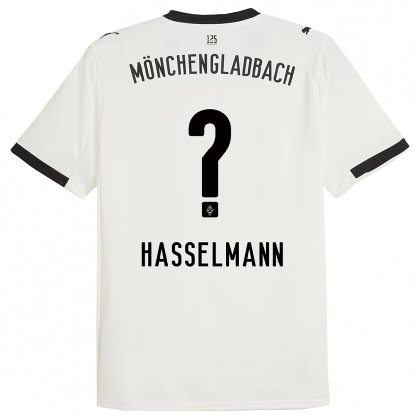Danxen Kvinder Nina Hasselmann #0 Hvid Sort Hjemmebane Spillertrøjer 2025/26 Trøje T-Shirt
