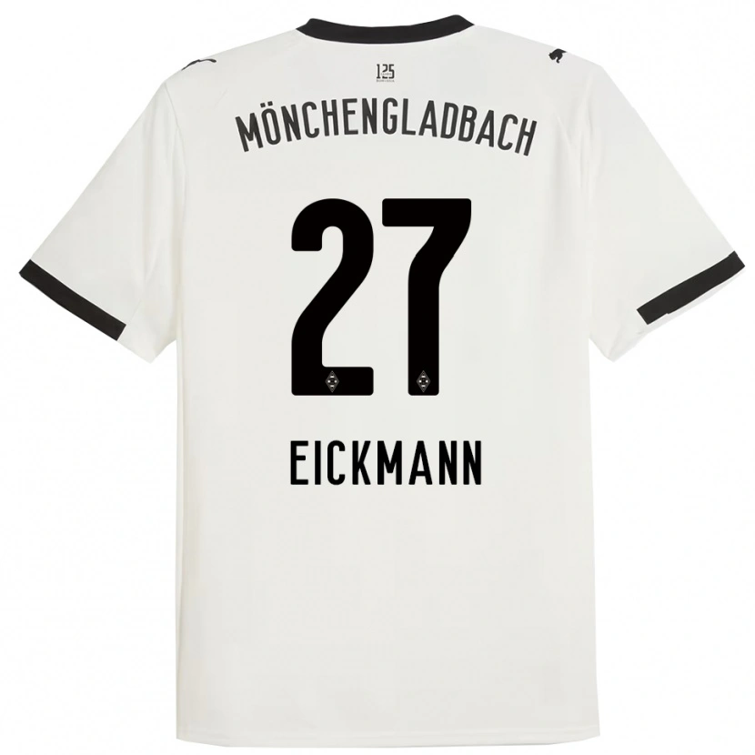 Danxen Kvinder Mia Eickmann #27 Hvid Sort Hjemmebane Spillertrøjer 2025/26 Trøje T-Shirt