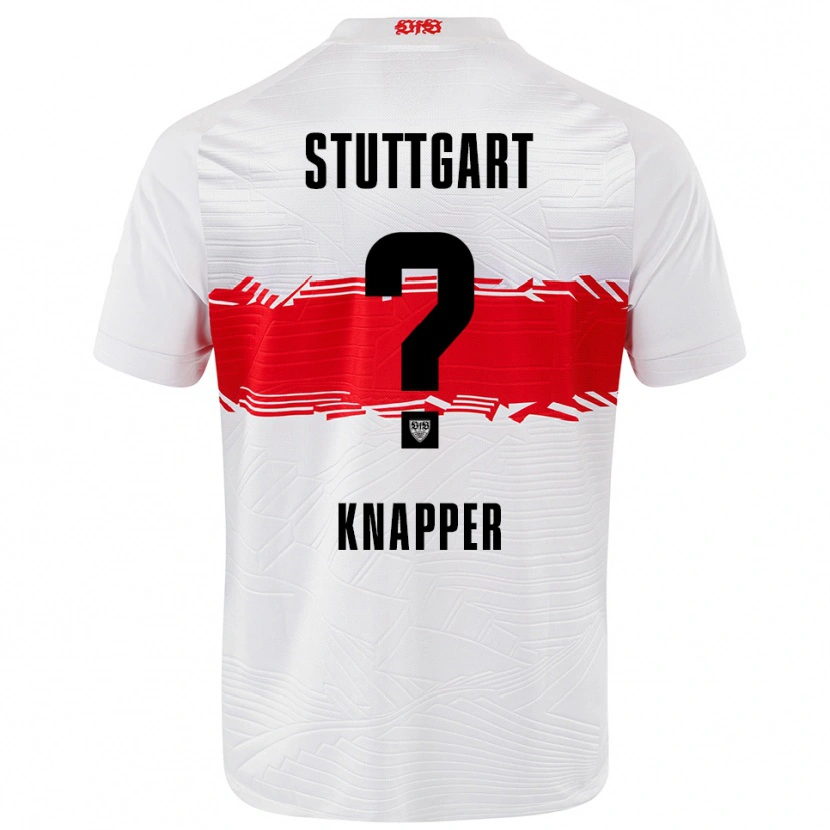 Danxen Kvinder Marvin Knapper #0 Hvid Rød Hjemmebane Spillertrøjer 2025/26 Trøje T-Shirt