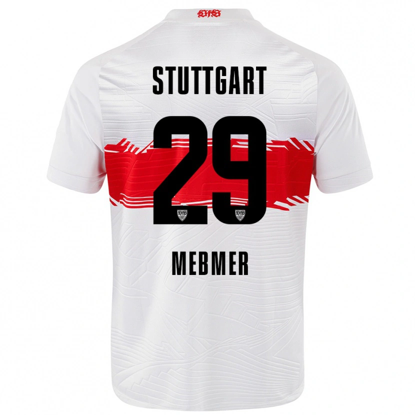 Danxen Kvinder Meike Meßmer #29 Hvid Rød Hjemmebane Spillertrøjer 2025/26 Trøje T-Shirt