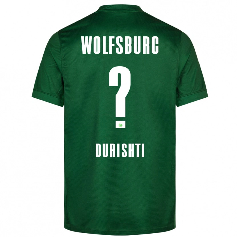 Danxen Kvinder Brendon Durishti #0 Grøn Hvid Hjemmebane Spillertrøjer 2025/26 Trøje T-Shirt