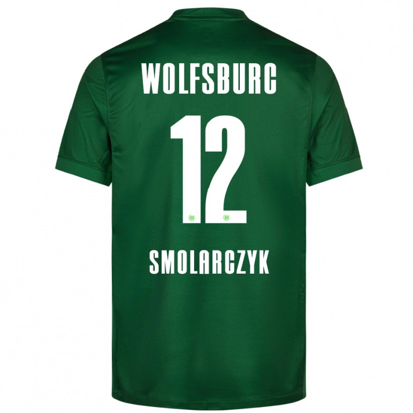 Danxen Kvinder Nelly Smolarczyk #12 Grøn Hvid Hjemmebane Spillertrøjer 2025/26 Trøje T-Shirt