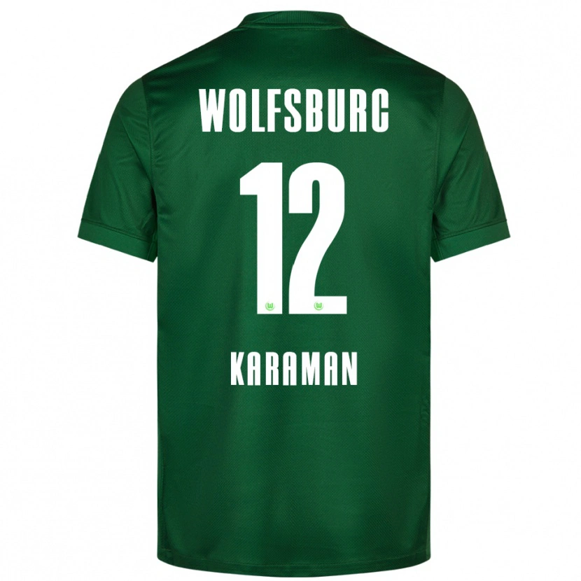 Danxen Kvinder Tarik Karaman #12 Grøn Hvid Hjemmebane Spillertrøjer 2025/26 Trøje T-Shirt