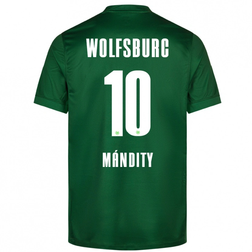 Danxen Kvinder Márkó Mándity #10 Grøn Hvid Hjemmebane Spillertrøjer 2025/26 Trøje T-Shirt