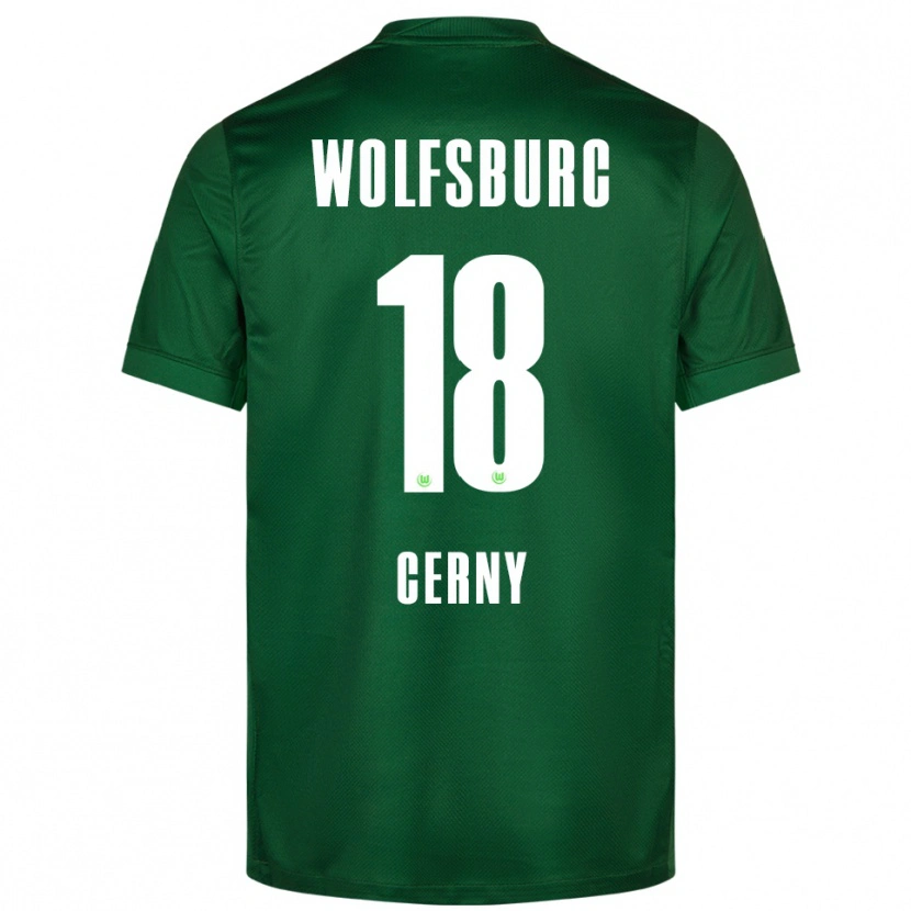 Danxen Kvinder Vaclav Cerny #18 Grøn Hvid Hjemmebane Spillertrøjer 2025/26 Trøje T-Shirt