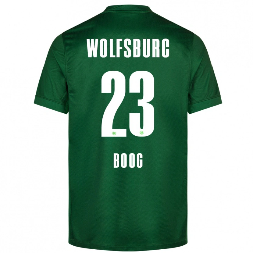 Danxen Kvinder Miguel Boog #23 Grøn Hvid Hjemmebane Spillertrøjer 2025/26 Trøje T-Shirt