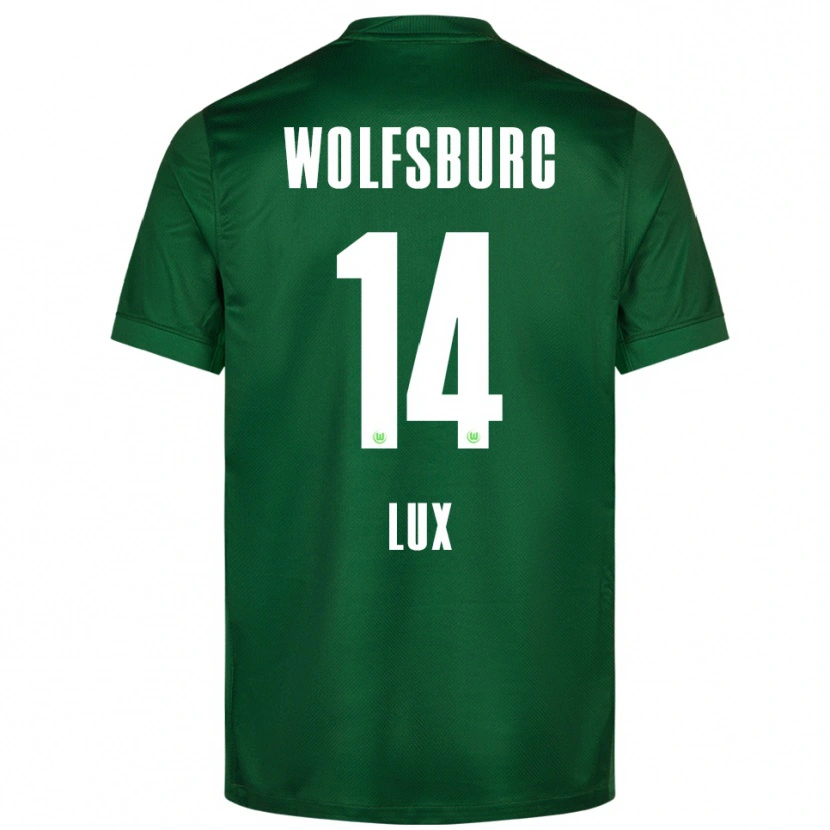 Danxen Kvinder Finn-Marco Lux #14 Grøn Hvid Hjemmebane Spillertrøjer 2025/26 Trøje T-Shirt