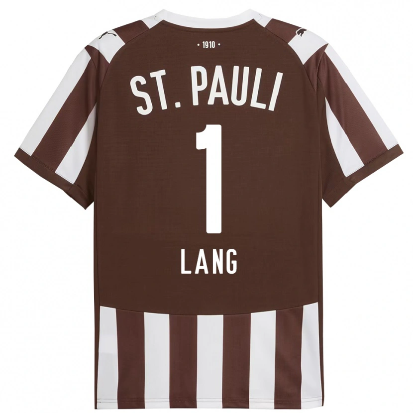 Danxen Kvinder Christoph Lang #1 Kaffe Hvid Hjemmebane Spillertrøjer 2025/26 Trøje T-Shirt