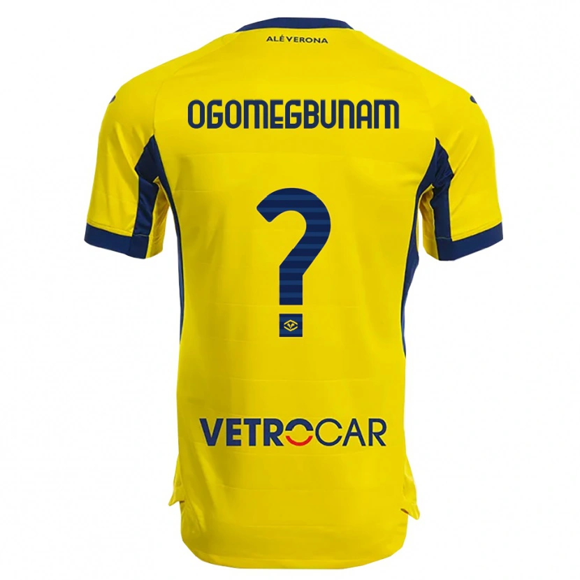 Danxen Kvinder Izu Ogomegbunam #0 Gul Navy Udebane Spillertrøjer 2025/26 Trøje T-Shirt