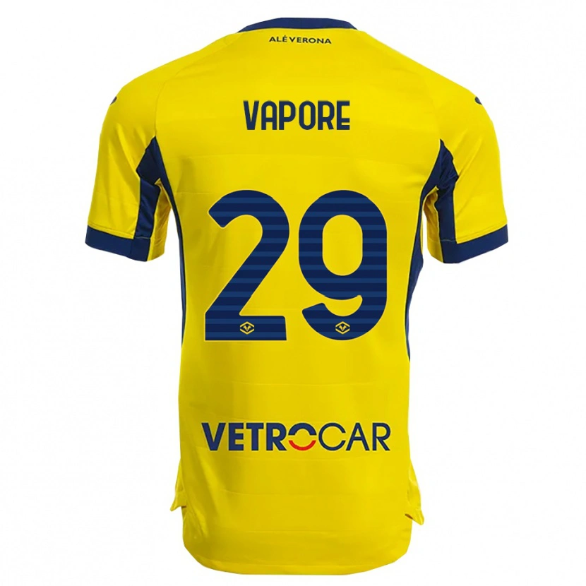 Danxen Kvinder Angelo Vapore #29 Gul Navy Udebane Spillertrøjer 2025/26 Trøje T-Shirt