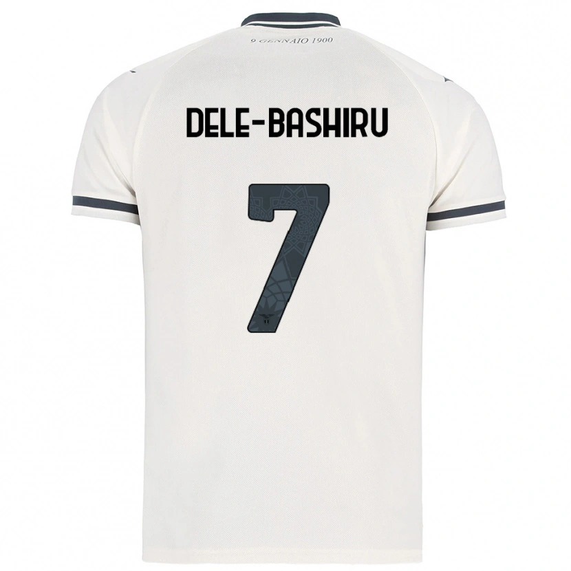 Danxen Kvinder Fisayo Dele-Bashiru #7 Hvid Navy Udebane Spillertrøjer 2025/26 Trøje T-Shirt