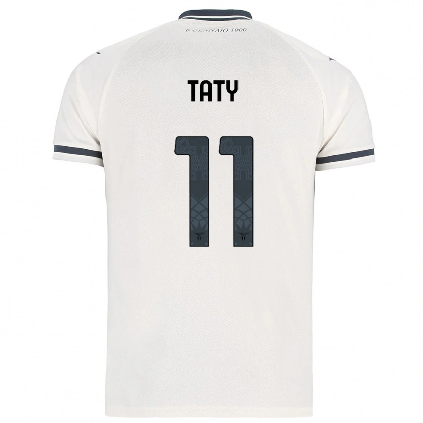 Danxen Kvinder Taty Castellanos #11 Hvid Navy Udebane Spillertrøjer 2025/26 Trøje T-Shirt