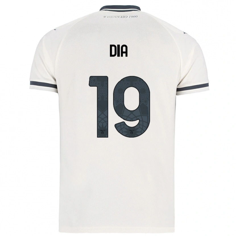 Danxen Kvinder Boulaye Dia #19 Hvid Navy Udebane Spillertrøjer 2025/26 Trøje T-Shirt