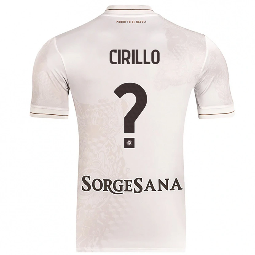 Danxen Kvinder Gioele Cirillo #0 Champagne Brun Udebane Spillertrøjer 2025/26 Trøje T-Shirt