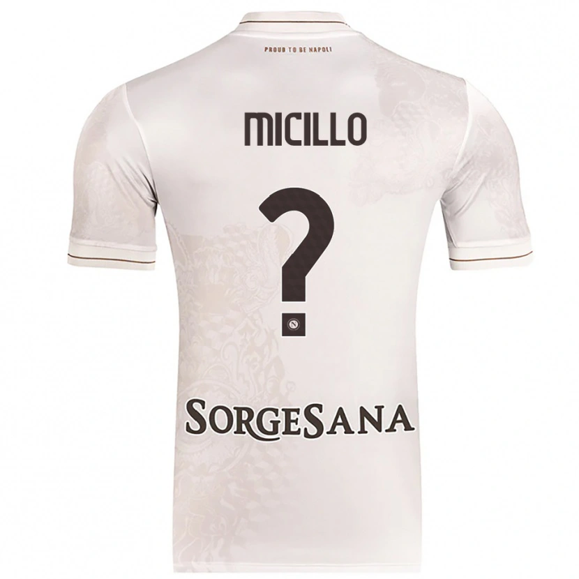Danxen Kvinder Salvatore Micillo #0 Champagne Brun Udebane Spillertrøjer 2025/26 Trøje T-Shirt