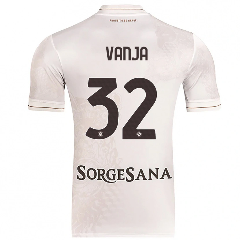 Danxen Kvinder Vanja Milinković-Savić #32 Champagne Brun Udebane Spillertrøjer 2025/26 Trøje T-Shirt