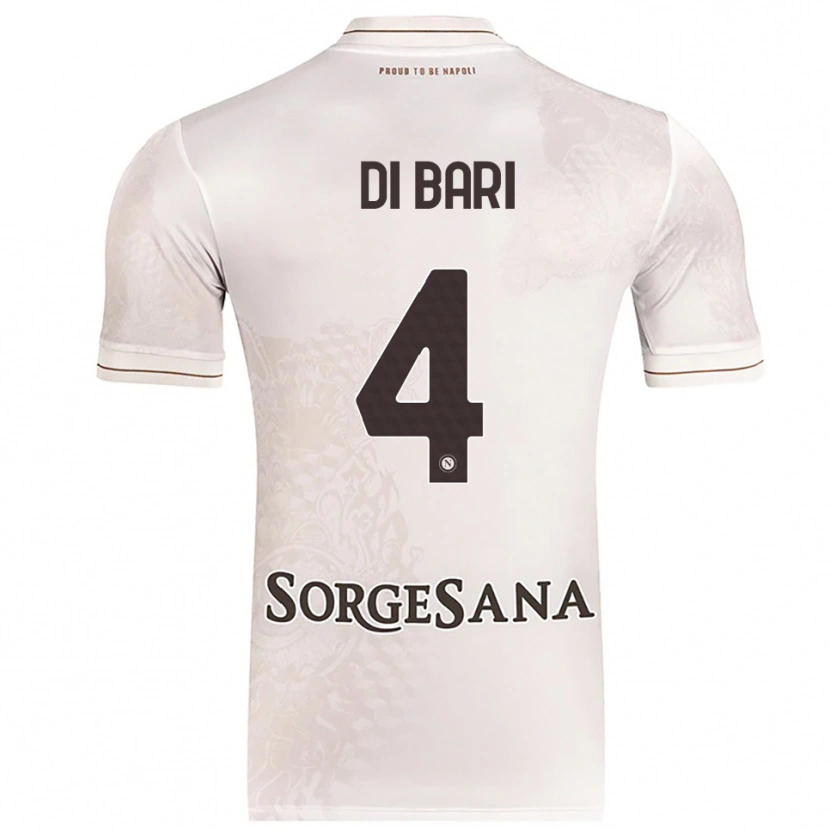 Danxen Kvinder Martina Di Bari #4 Champagne Brun Udebane Spillertrøjer 2025/26 Trøje T-Shirt
