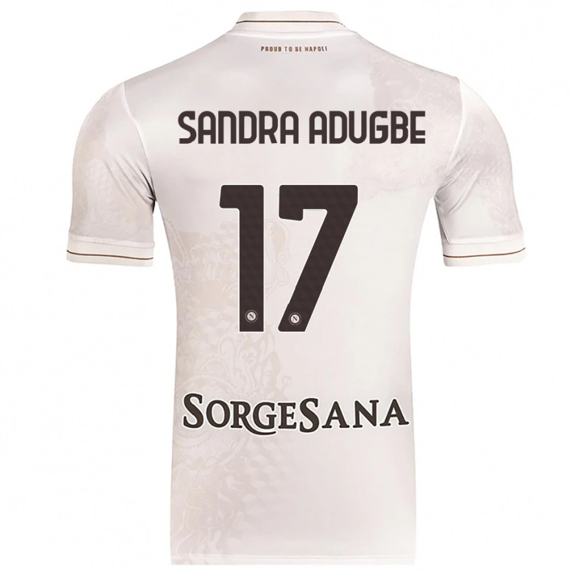 Danxen Kvinder Olamide Sandra Adugbe #17 Champagne Brun Udebane Spillertrøjer 2025/26 Trøje T-Shirt