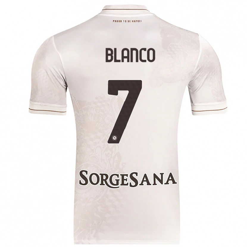 Danxen Kvinder Gimena Blanco #7 Champagne Brun Udebane Spillertrøjer 2025/26 Trøje T-Shirt