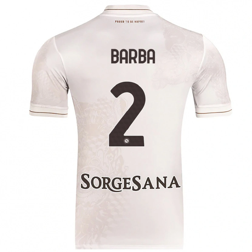 Danxen Kvinder Benedetto Barba #2 Champagne Brun Udebane Spillertrøjer 2025/26 Trøje T-Shirt