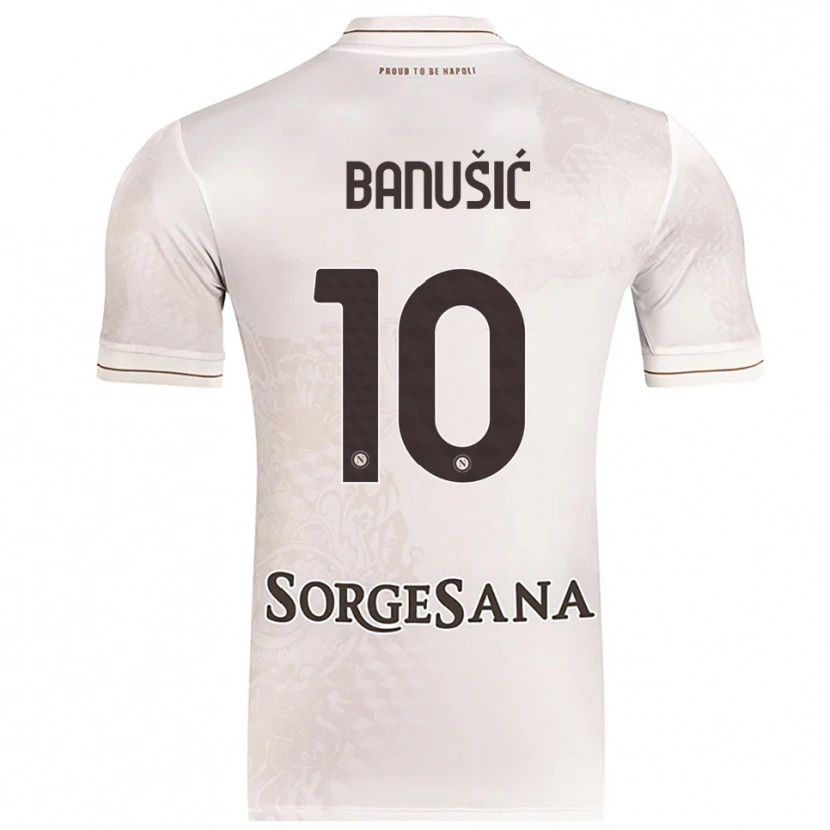 Danxen Kvinder Marija Maredinho Banušić #10 Champagne Brun Udebane Spillertrøjer 2025/26 Trøje T-Shirt