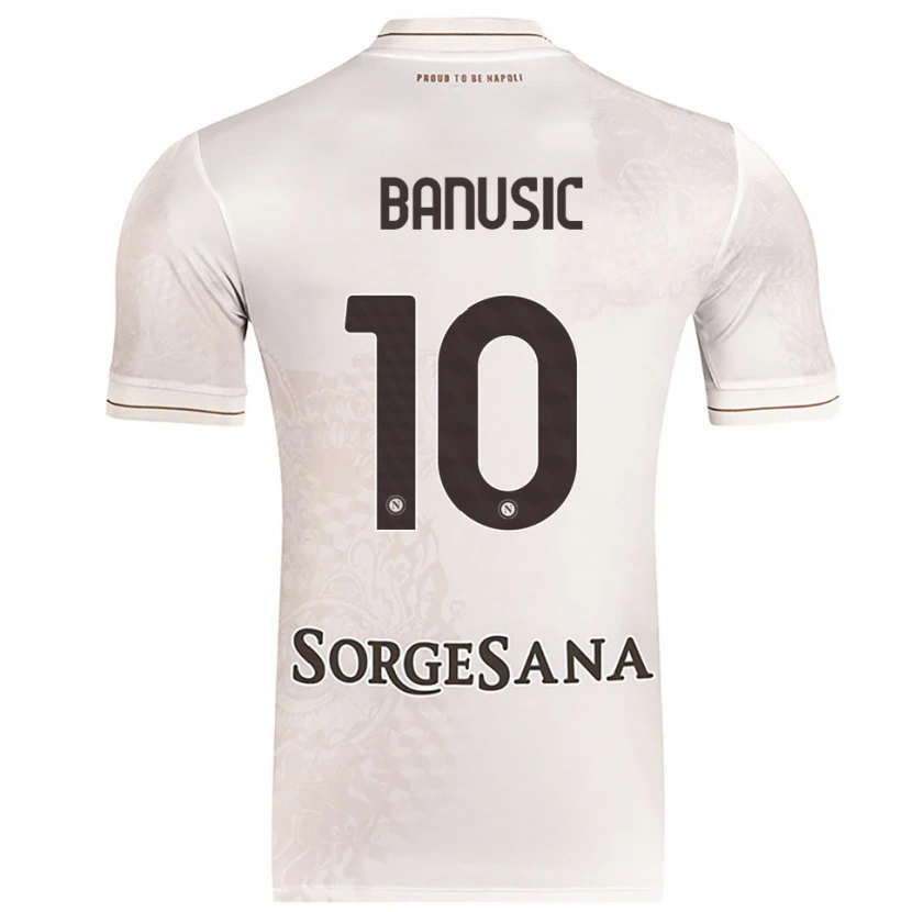 Danxen Kvinder Marija Banušić #10 Champagne Brun Udebane Spillertrøjer 2025/26 Trøje T-Shirt