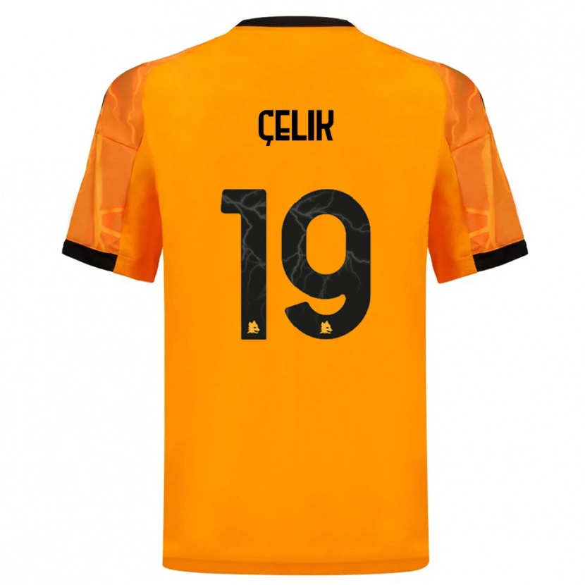 Danxen Kvinder Zeki Çelik #19 Orange Sort Udebane Spillertrøjer 2025/26 Trøje T-Shirt