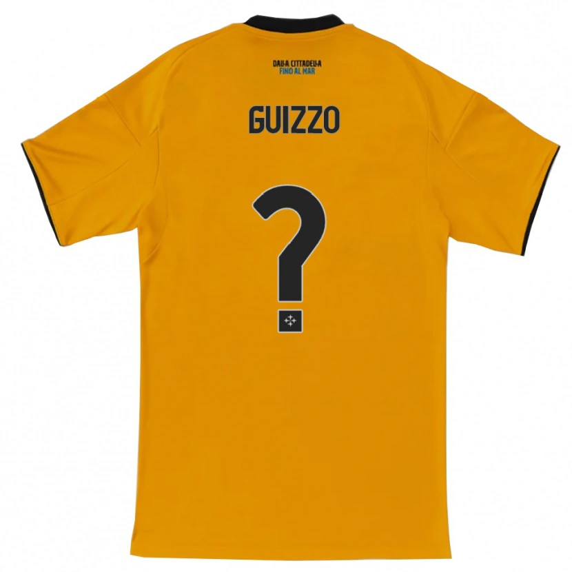 Danxen Kvinder Tommaso Guizzo #0 Orange Blå Udebane Spillertrøjer 2025/26 Trøje T-Shirt