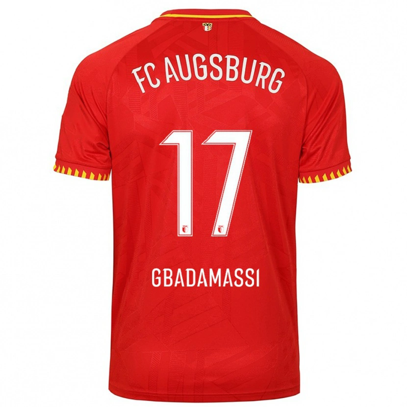 Danxen Kvinder Rayane Gbadamassi #17 Rød Gul Udebane Spillertrøjer 2025/26 Trøje T-Shirt