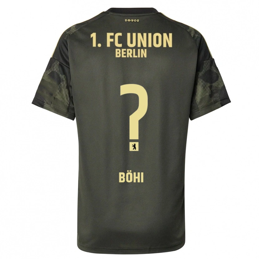 Danxen Kvinder Nadine Böhi #0 Mørkegrøn Sort Udebane Spillertrøjer 2025/26 Trøje T-Shirt