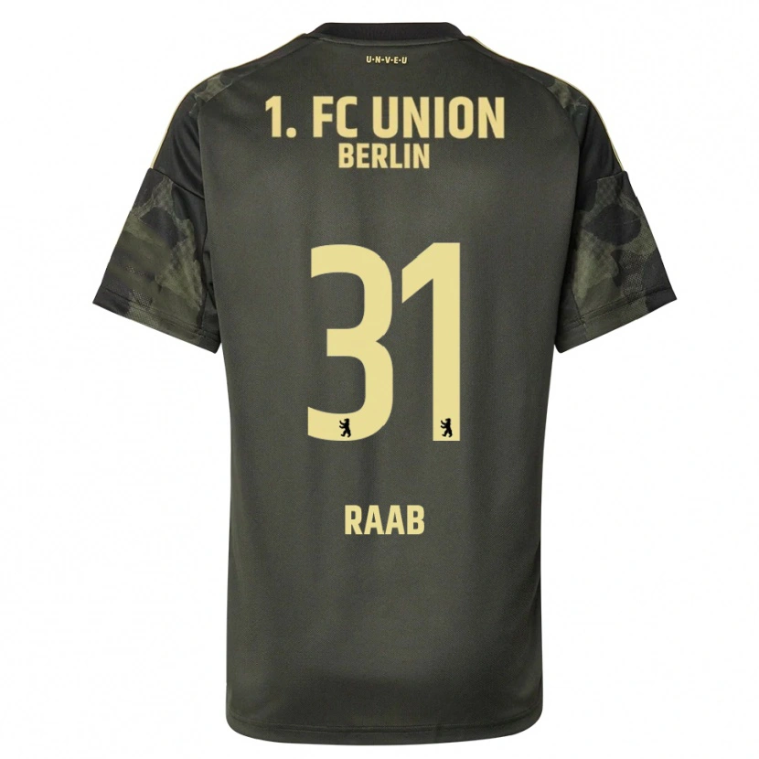 Danxen Kvinder Matheo Raab #31 Mørkegrøn Sort Udebane Spillertrøjer 2025/26 Trøje T-Shirt